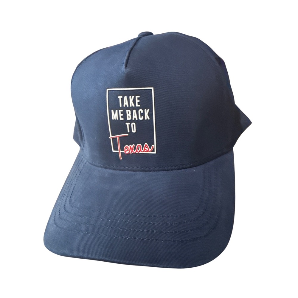 Take Me Back‎ To Texas Navy Blue Baseball Cap Souvenir Hat NWT